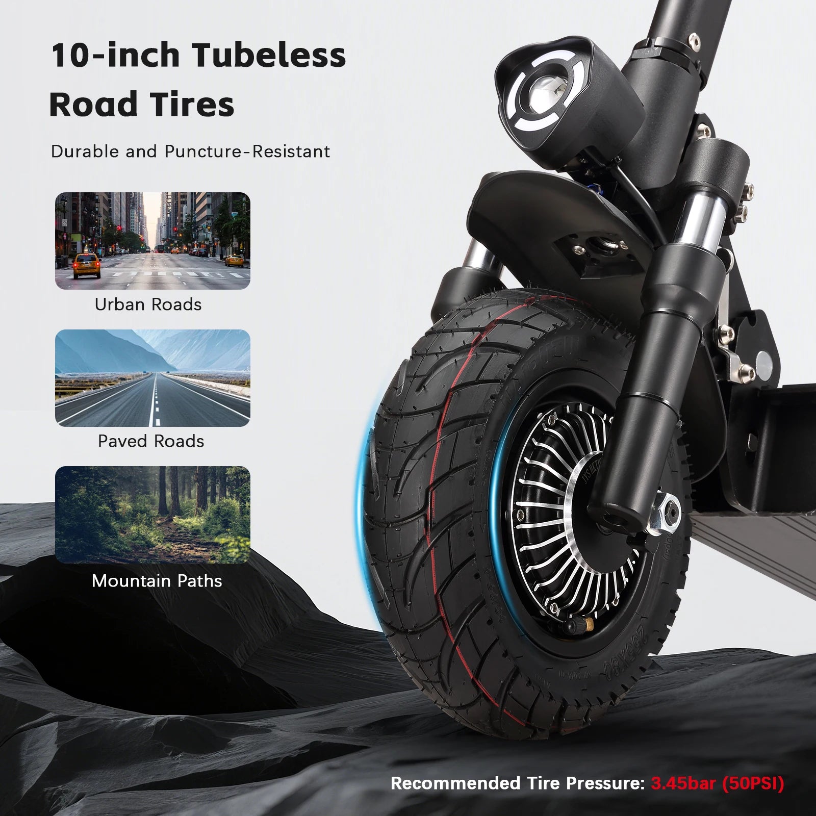 HALO KNIGHT T104 Adult Electric Scooter 2400W Dual Motor 52V Foldable Kick Escooter