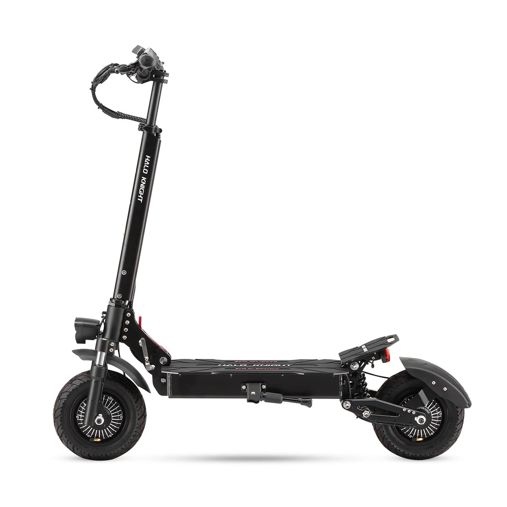 HALO KNIGHT T104 Adult Electric Scooter 2400W Dual Motor 52V Foldable Kick Escooter