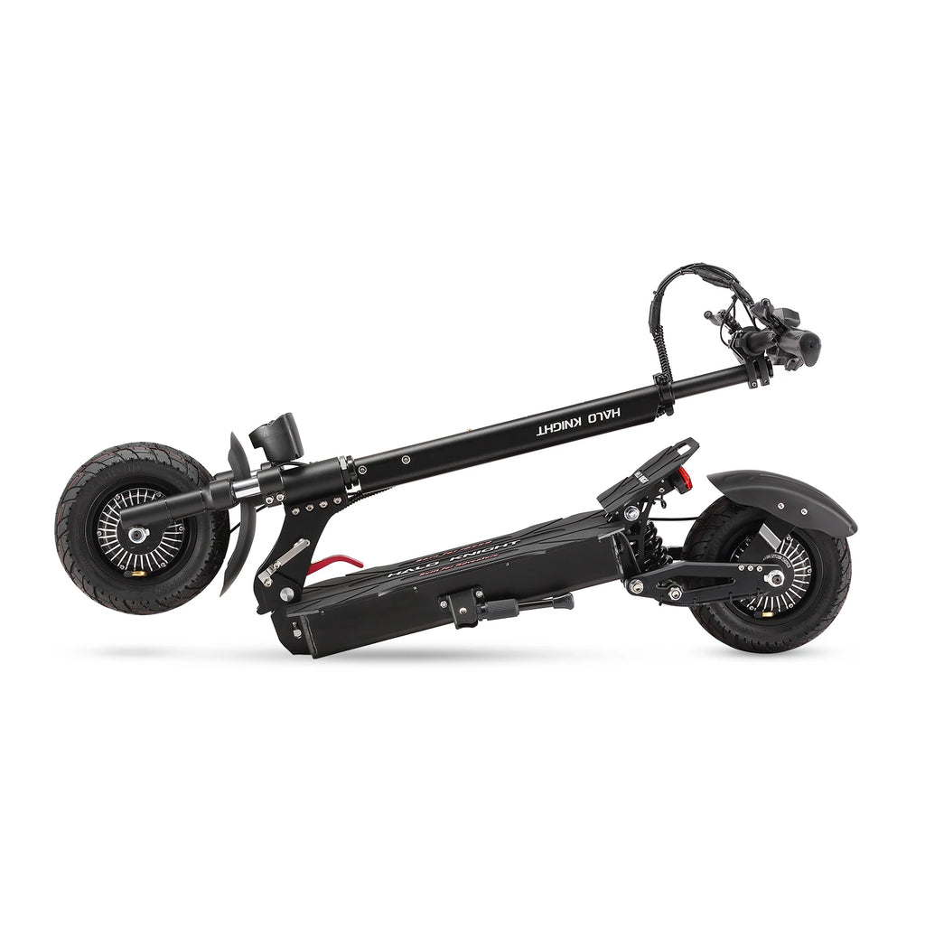 HALO KNIGHT T104 Adult Electric Scooter 2400W Dual Motor 52V Foldable Kick Escooter
