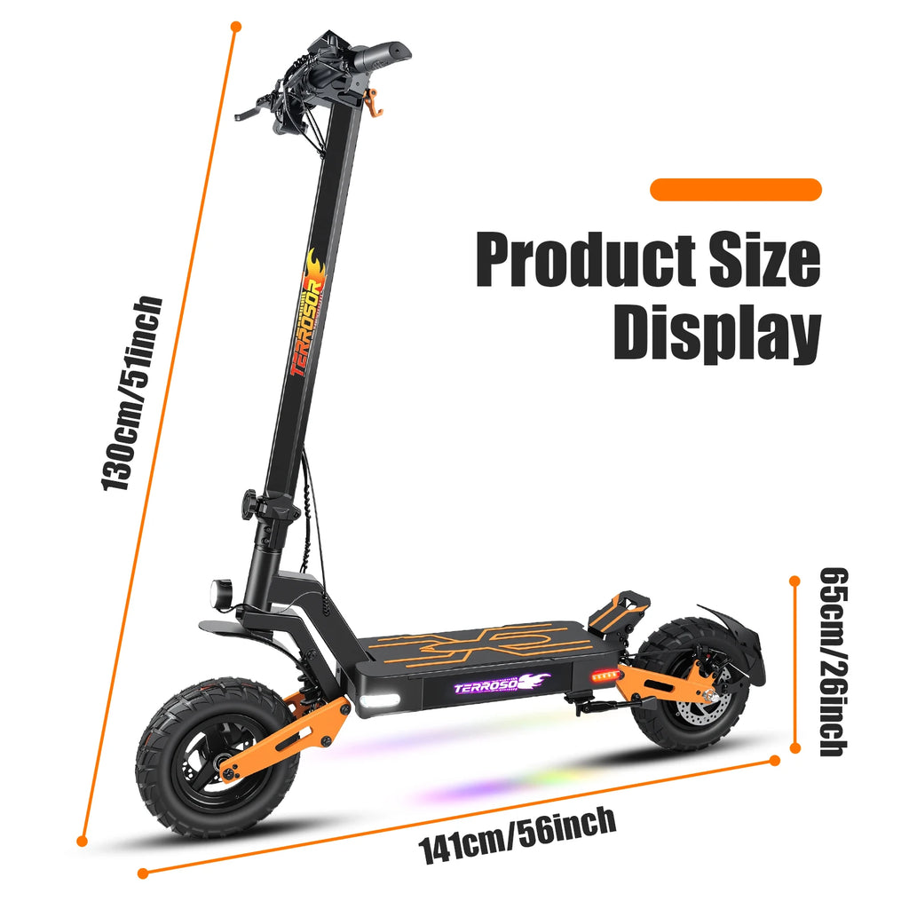 1200W Motor, Folding E-Scooter
