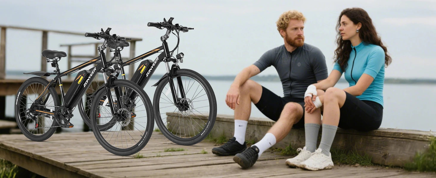 M26 Electric Bicycle Peak 1000W Motor 360WH Lithium Battery Electric Bike  26 Inch city E-bike