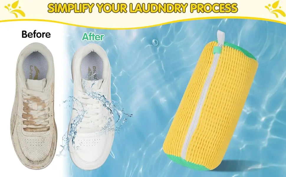 Reusable Sneaker Cleaning Bag for Washer Dryer