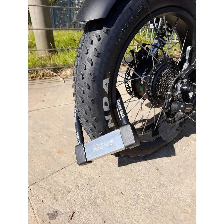 Heavy Duty Anti Theft Alarm U Lock 16mm Stainless Steel with 3 Keys Weatherproof Design