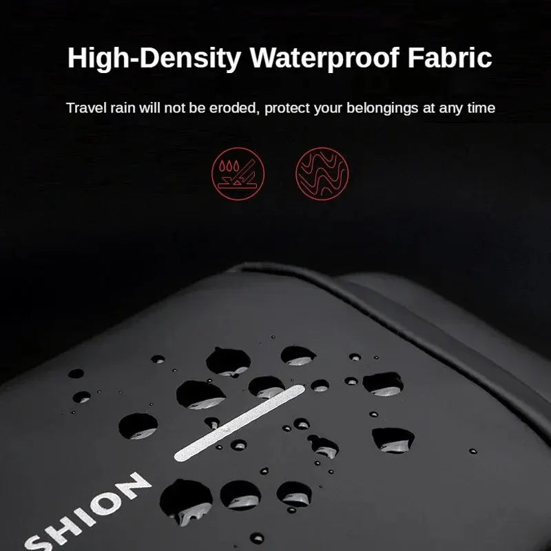 USB Shoulder Bag Crossbody Travel Sling Pack Messenger Multifunction Designer Anti-theft Pack Chest Bag Male Luxury Brand Men
