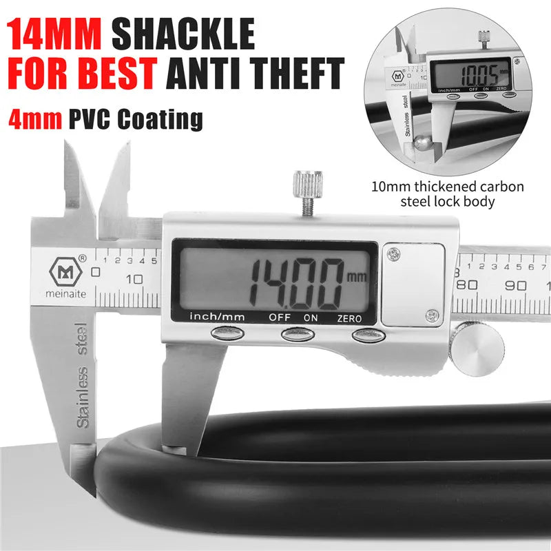 WEST BIKING Bicycle U Lock Anti-theft.