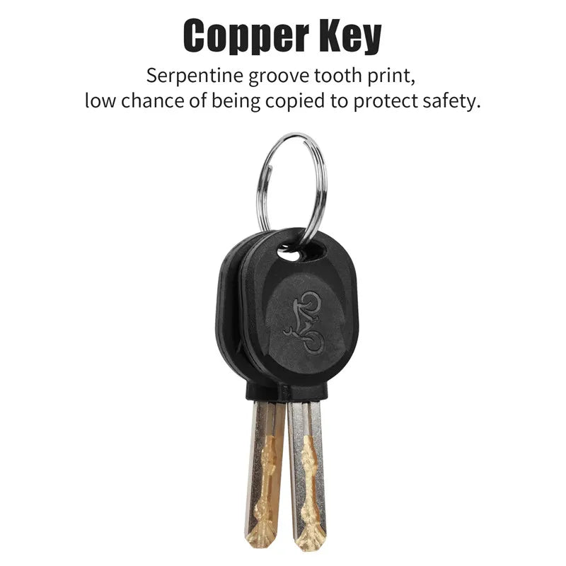 WEST BIKING Bicycle U Lock Anti-theft.