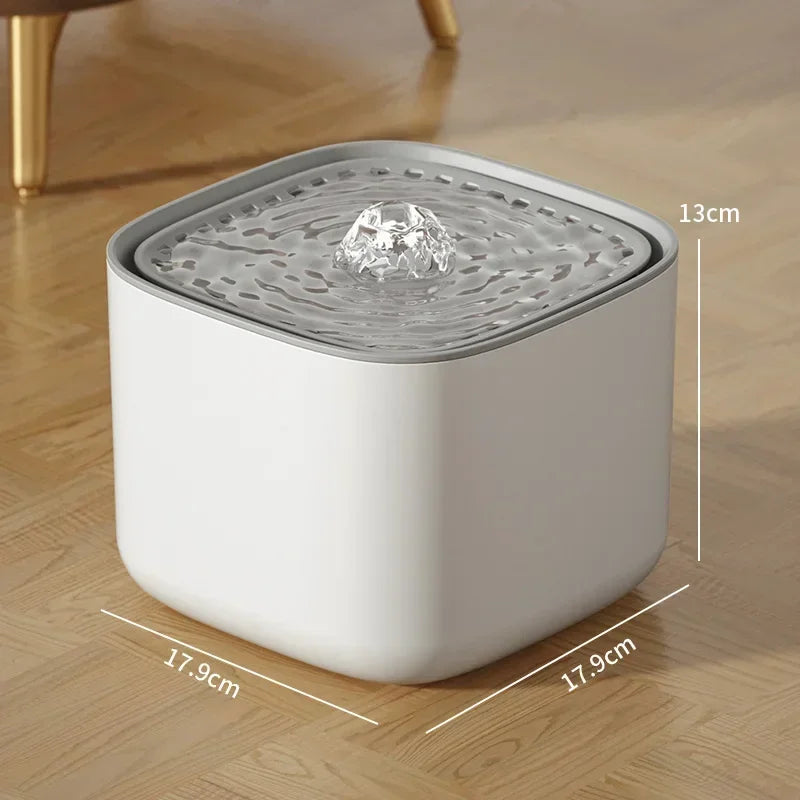 Automatic Pet Drinking Fountain Large Capacity USB Electric Silent Filter