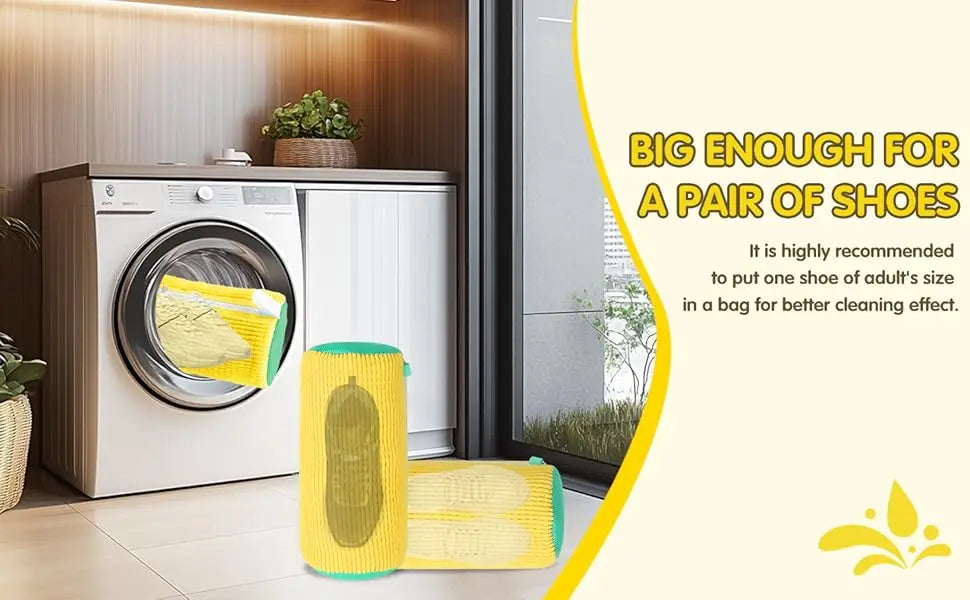 Reusable Sneaker Cleaning Bag for Washer Dryer