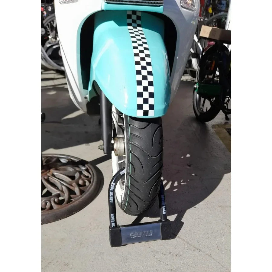 Heavy Duty Anti Theft Alarm U Lock 16mm Stainless Steel with 3 Keys Weatherproof Design