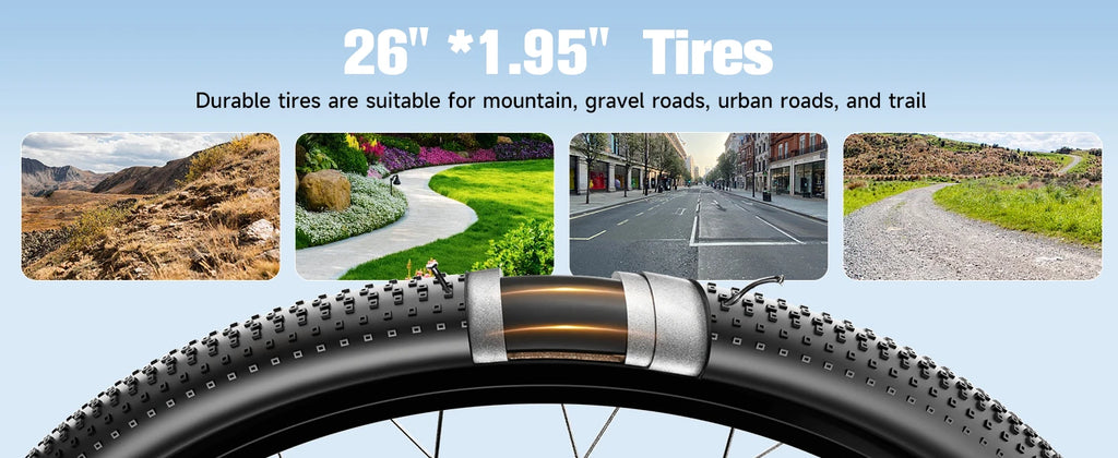 【1 Year Warranty】ZNH 1000W Electric Bike for Adults, 26 inch Electric Mountain Bike with 48V Battery,50Miles 20MPH Ebike,UL 2849