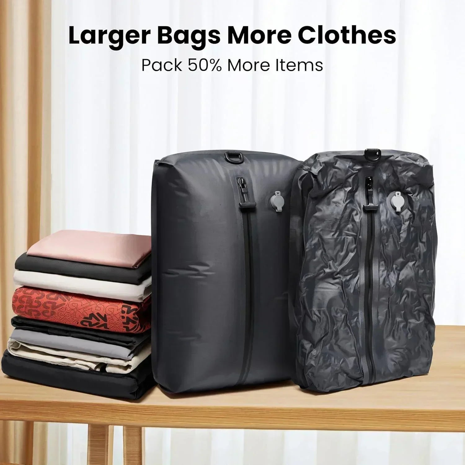 Travel Vacuum Compression Bag with Air Pump