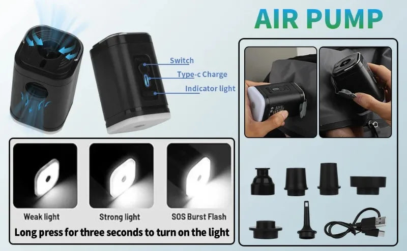 Travel Vacuum Compression Bag with Air Pump