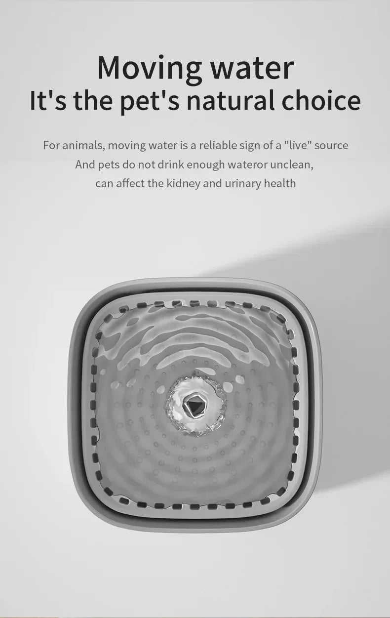 Automatic Pet Drinking Fountain Large Capacity USB Electric Silent Filter