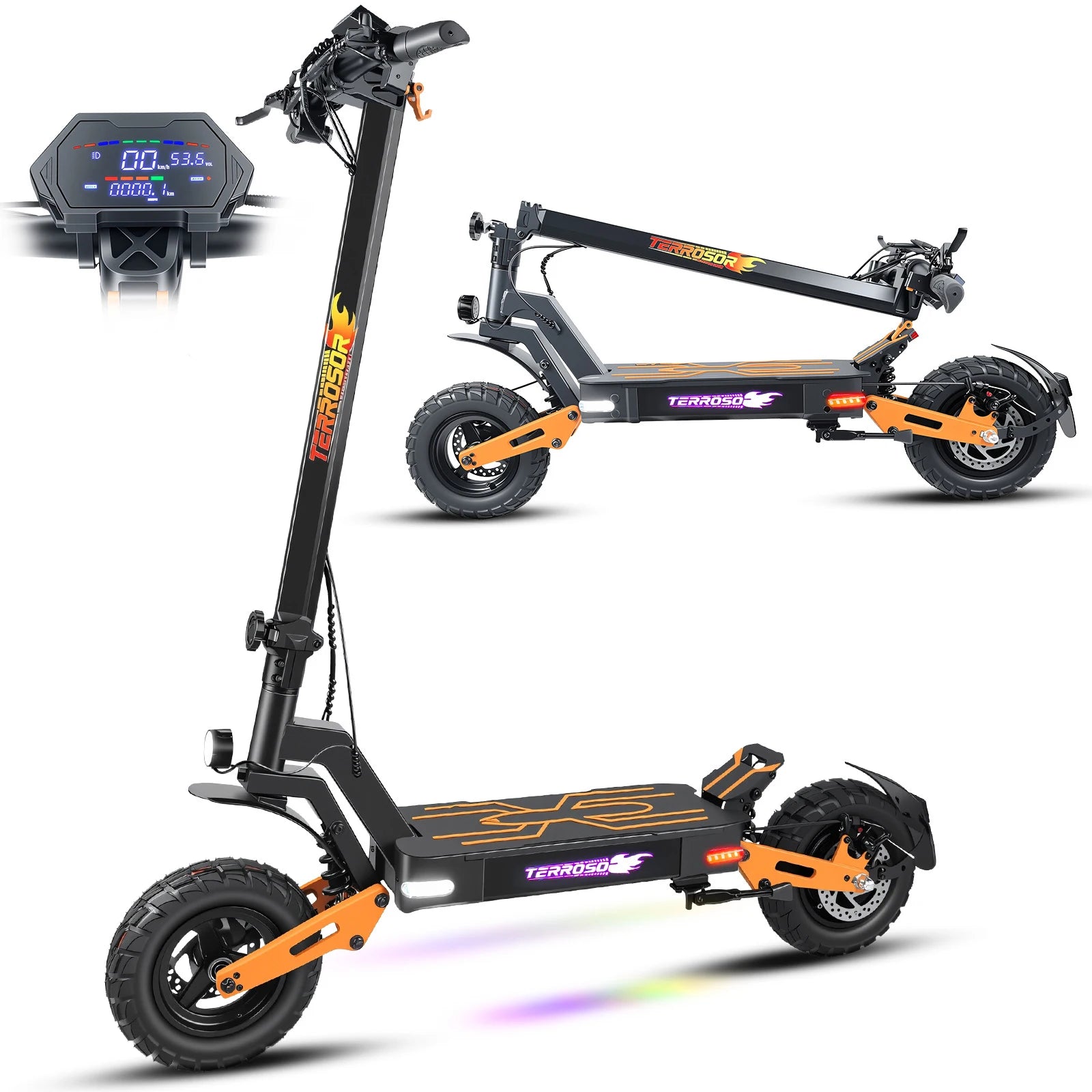 1200W Motor, Folding E-Scooter