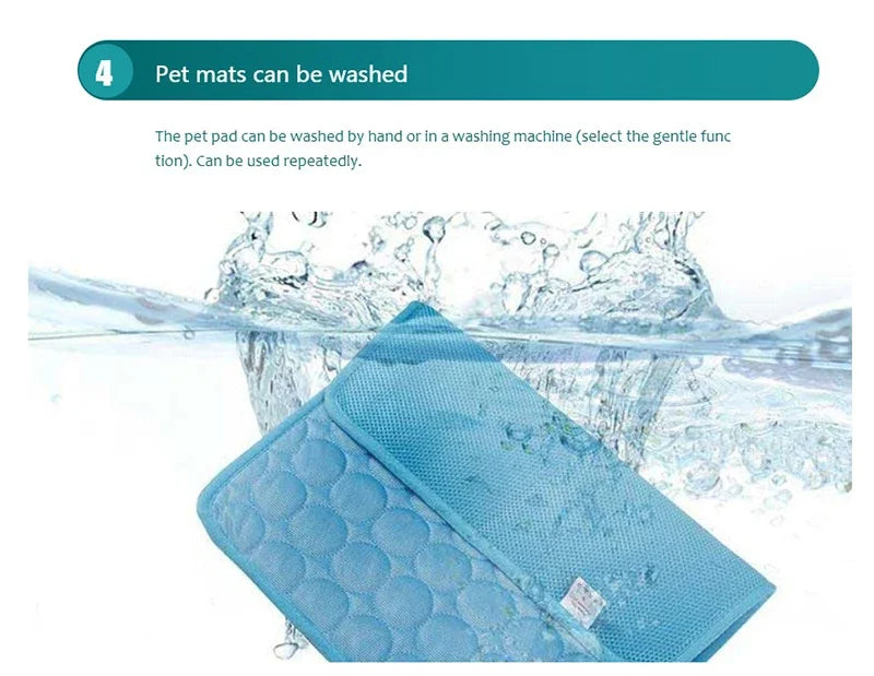 Cooling Summer Pad Mat For Dogs & Cats