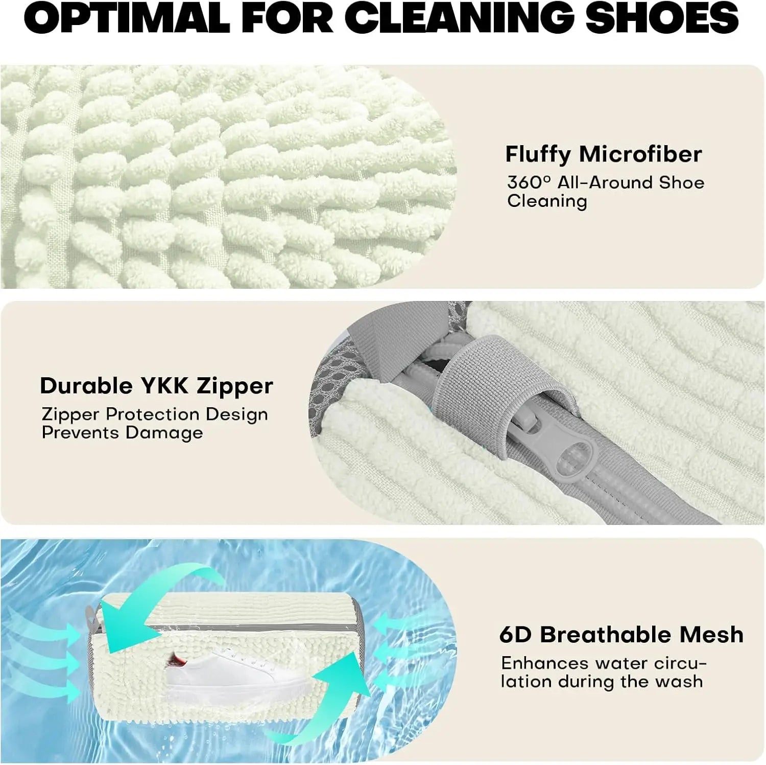 Reusable Sneaker Cleaning Bag for Washer Dryer