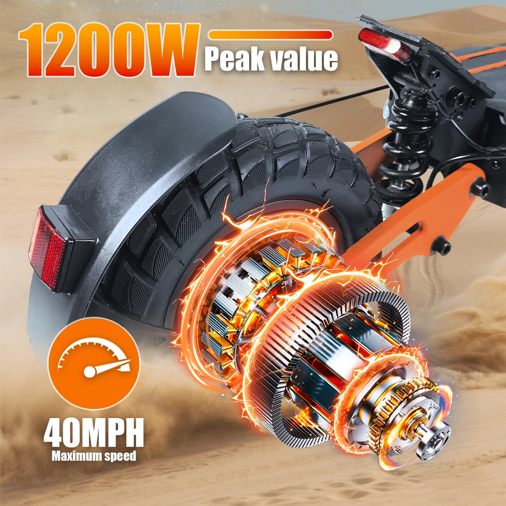 1200W Motor, Folding E-Scooter