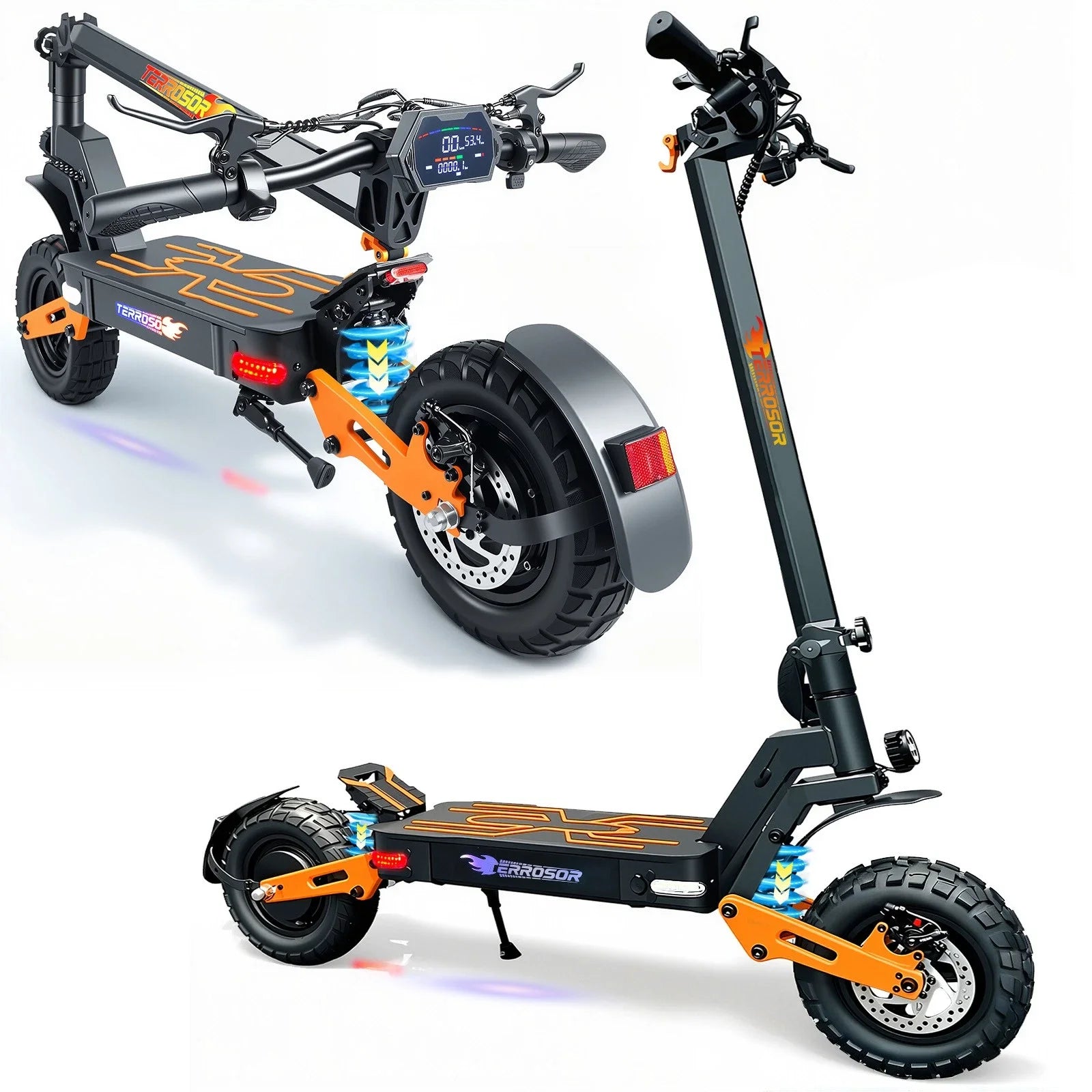 1200W Motor, Folding E-Scooter