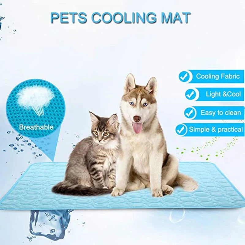 Cooling Summer Pad Mat For Dogs & Cats